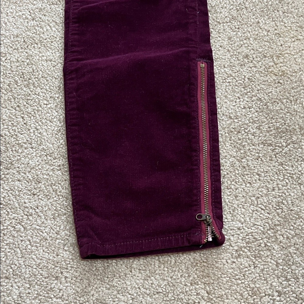 Pilcro Purple Corduroy Jeans - Picture 2 of 8